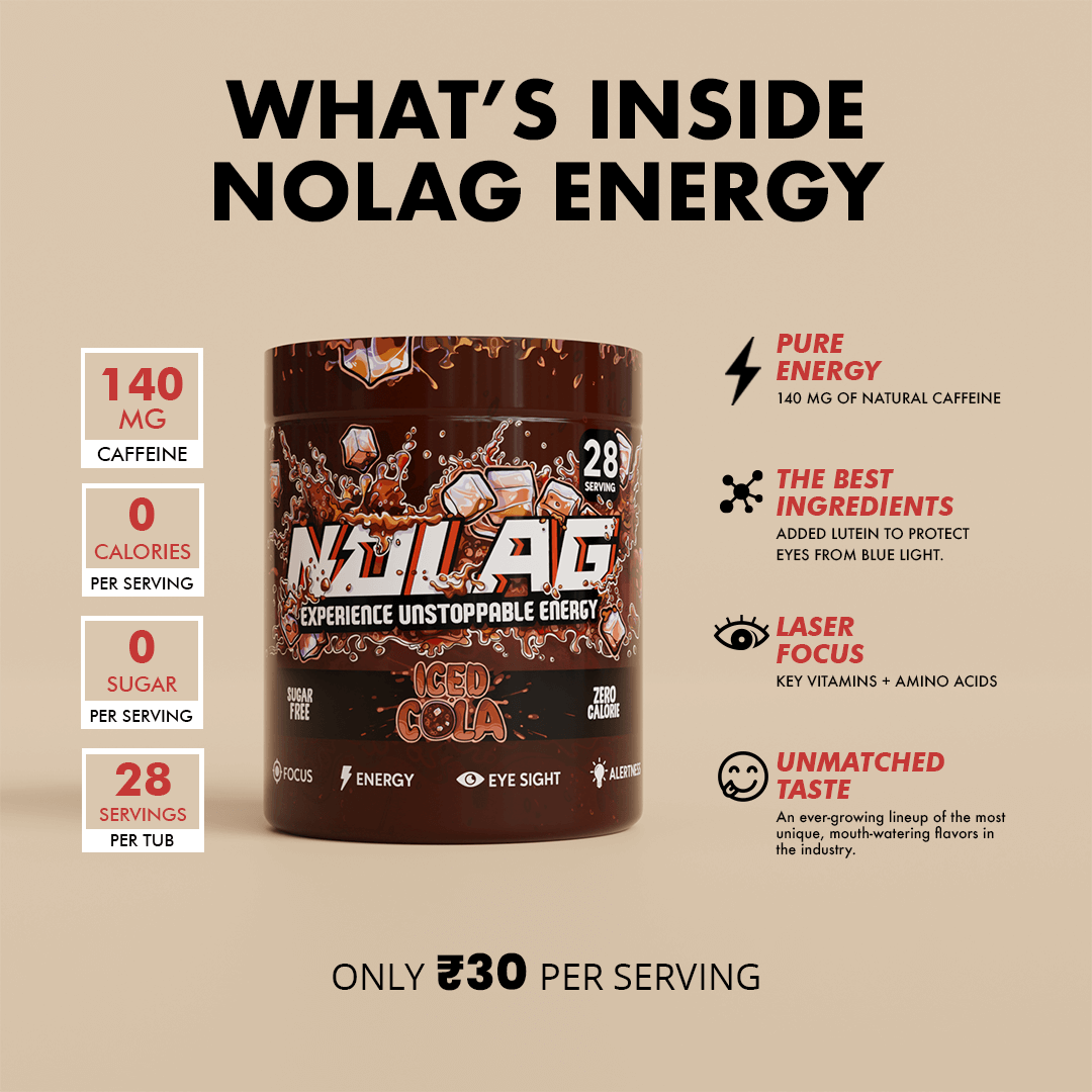 Why No Lag Energy Drink ice Cola Flavour